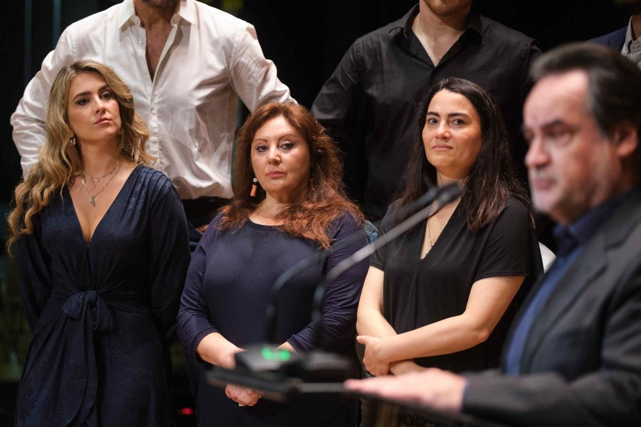 Presentación de la ópera 'Un ballo in maschera' en el Auditorio de Tenerife