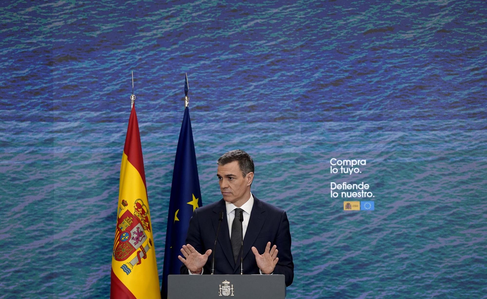 Pedro Sánchez comparece en Moncloa tras el anuncio de aranceles de Donald Trump