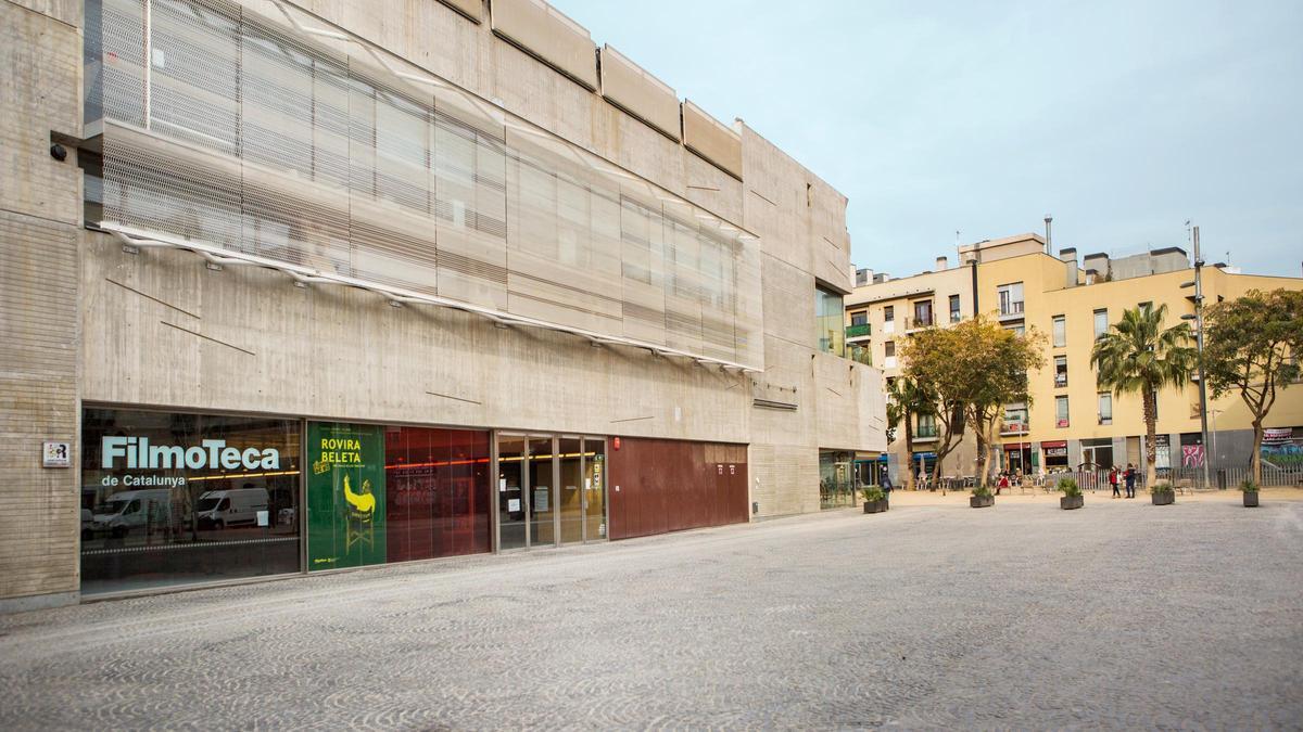 La sede de la Filmoteca de Catalunya, en Barcelona.