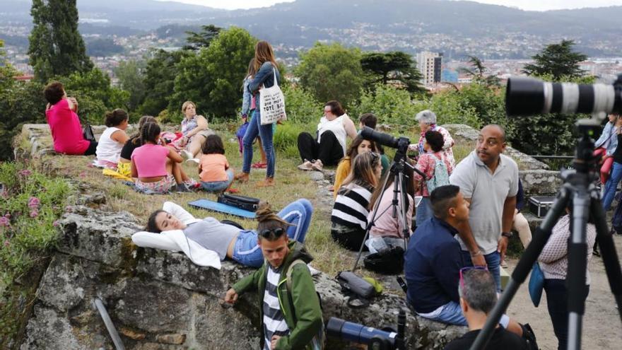 Galicia se queda sin &quot;luna de sangre&quot;