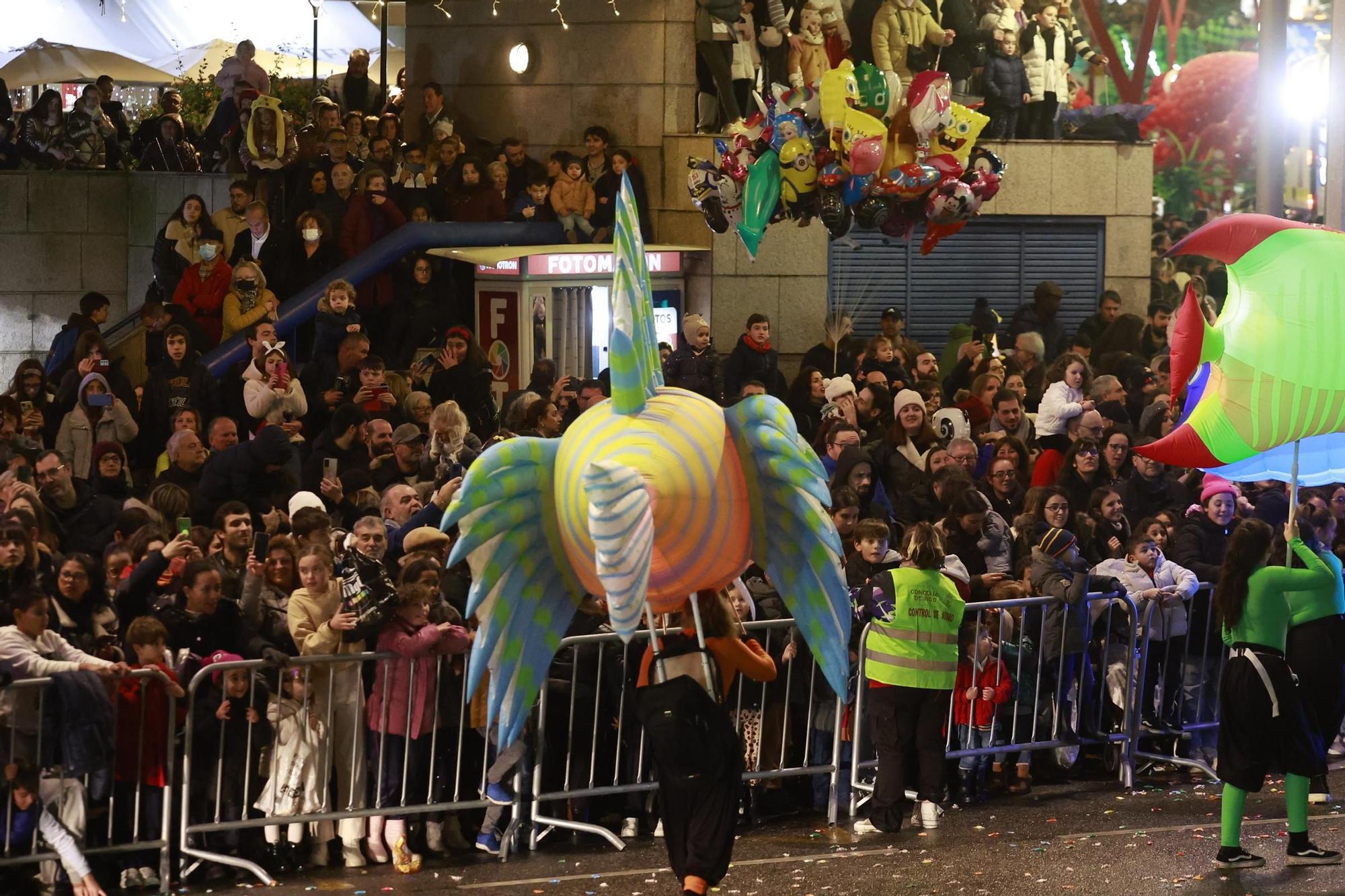 La Cabalgata de Reyes de Vigo, en imágenes