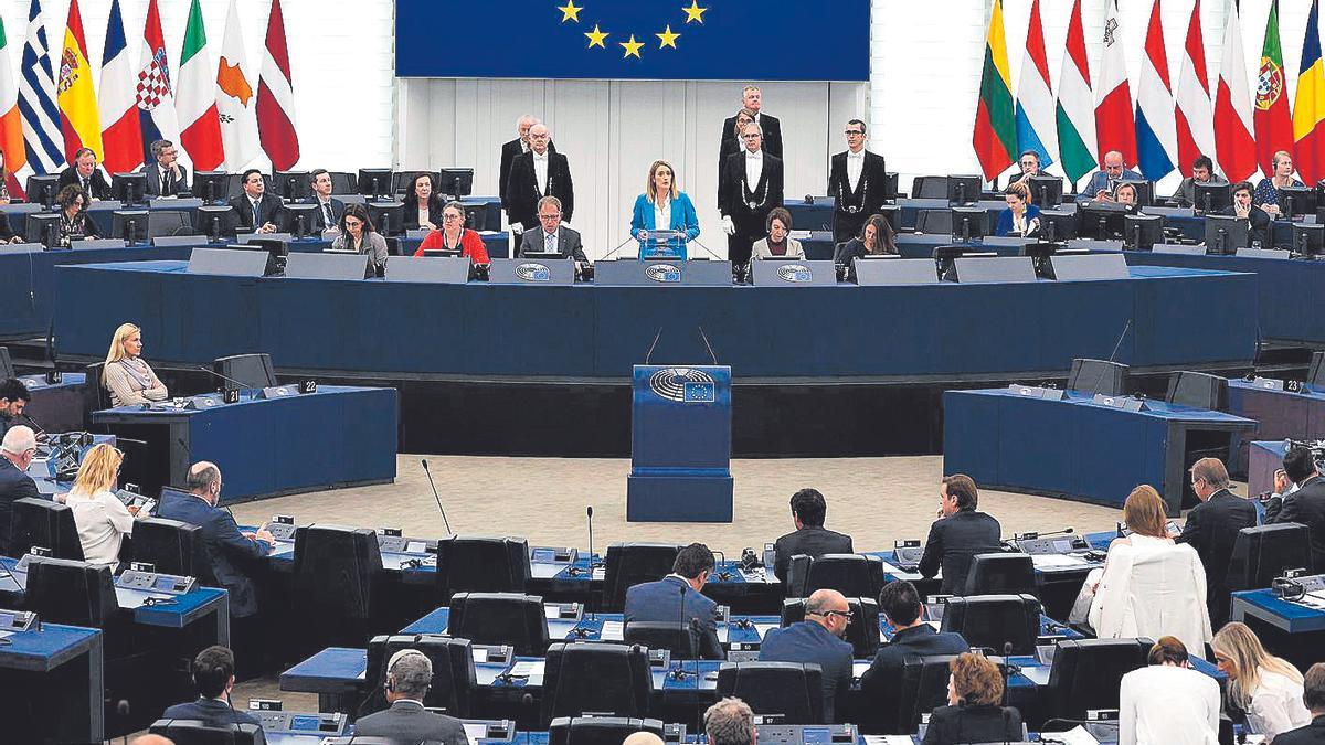 Imagen de archivo del pleno del Parlamento Europeo.