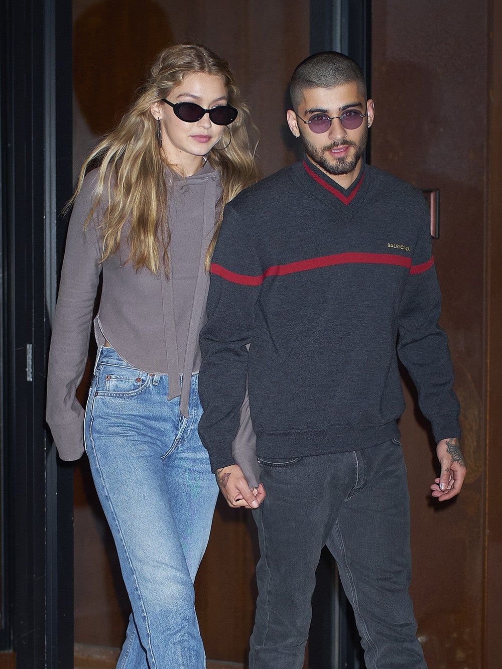 Zayn Malik y Gigi Hadid de la mano