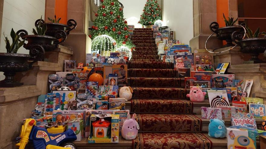 Les joguines que es van recollir a Igualada en la marató de l'any passat