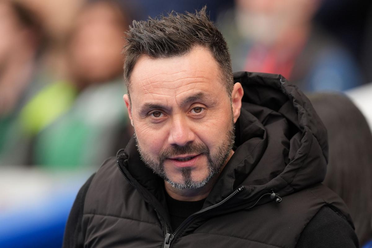 Roberto De Zerbi, elegido entrenador del Tottenham.