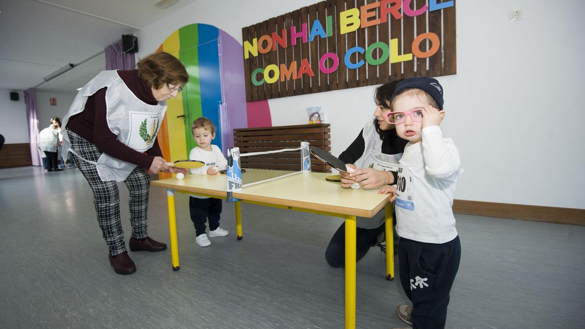 Actividad en la Escuela Infantil de Os Rosales