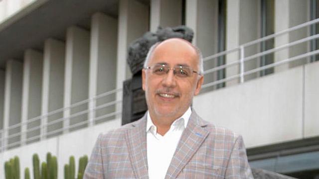 Antonio Morales, en la Casa Palacio del Cabildo de Gran Canaria.
