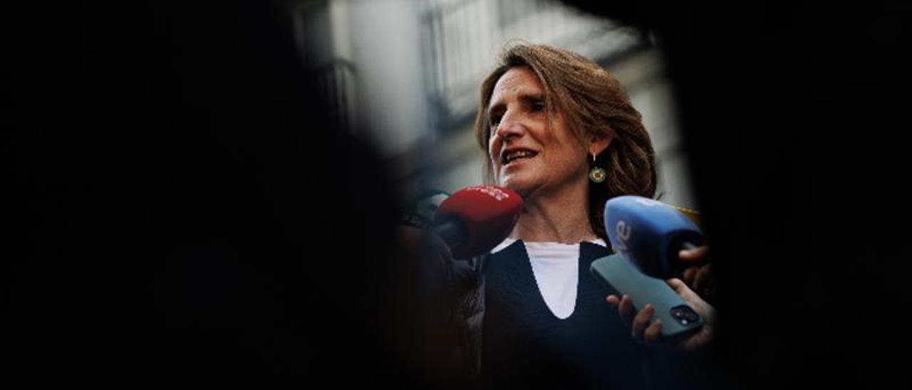 La ministra y candidata del PSOE para las Europeas, Teresa Ribera, la pasada semana en Madrid.