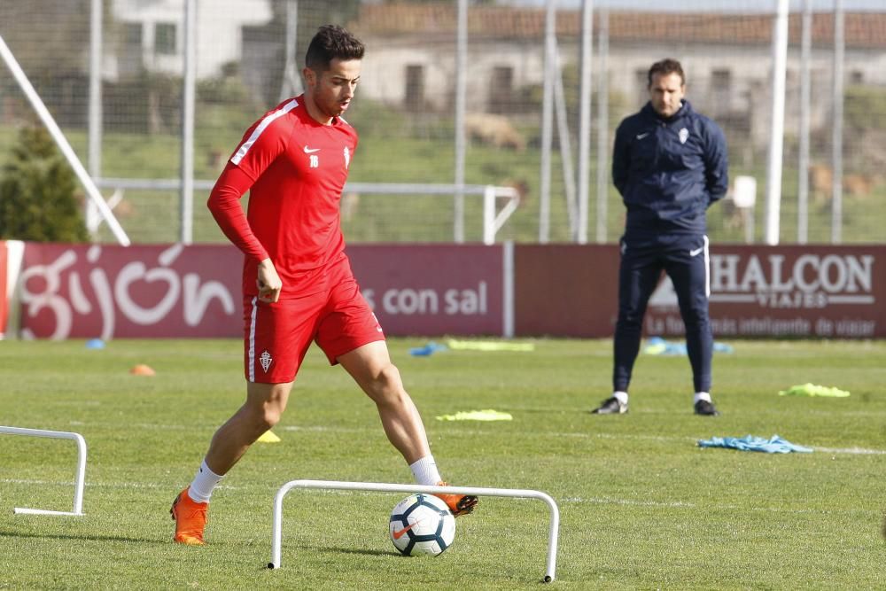 Entrenamiento del Sporting