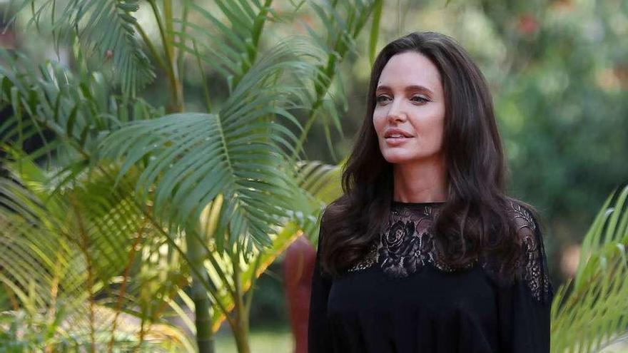 Angelina Jolie, el pasado fin de semana, en Camboya.