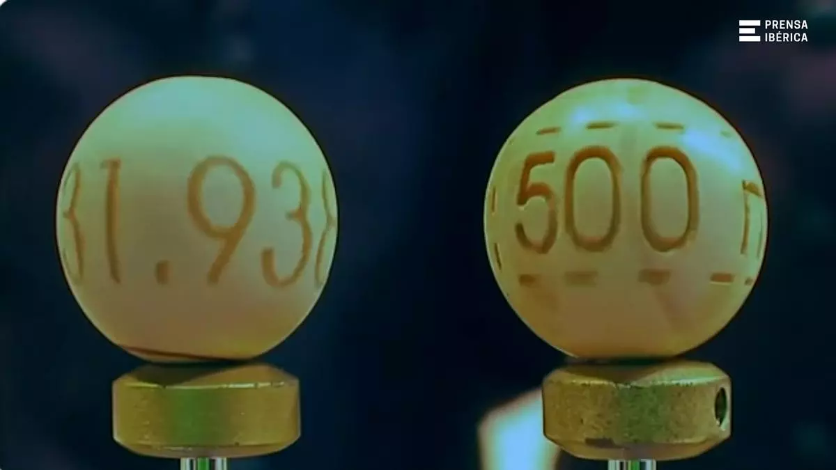 El 31938, tercer premio de la Lotería de Navidad 2023
