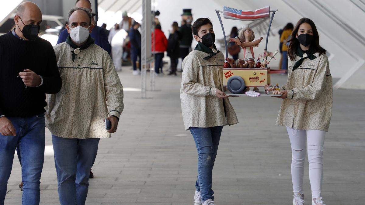 Entrega de Ninots en la Exposición de las Fallas 2022. Jornada 1 (matinal)