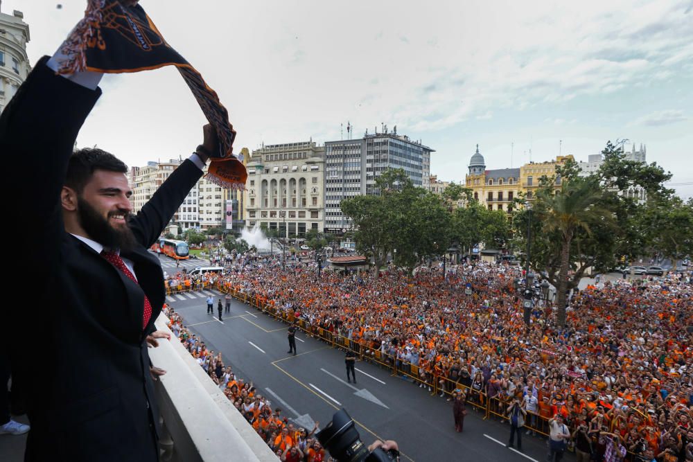 Actos de celebración del Valencia Basket