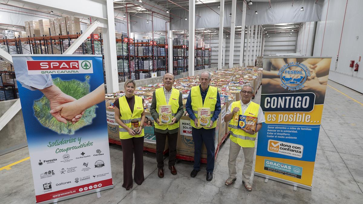 SPAR Gran Canaria recoge más de 25.5 toneladas de productos para la Gran Recogida de Alimentos de 2025
