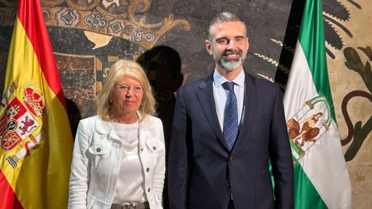 Ramón Fernádez-Pacheco, ayer, en el Ayuntamiento de Marbella.