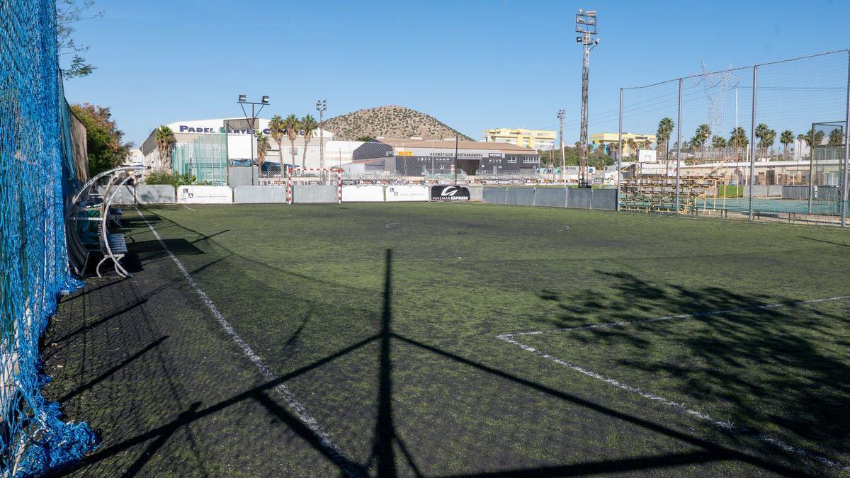 Campo de fútbol en el Cabezo Beaza