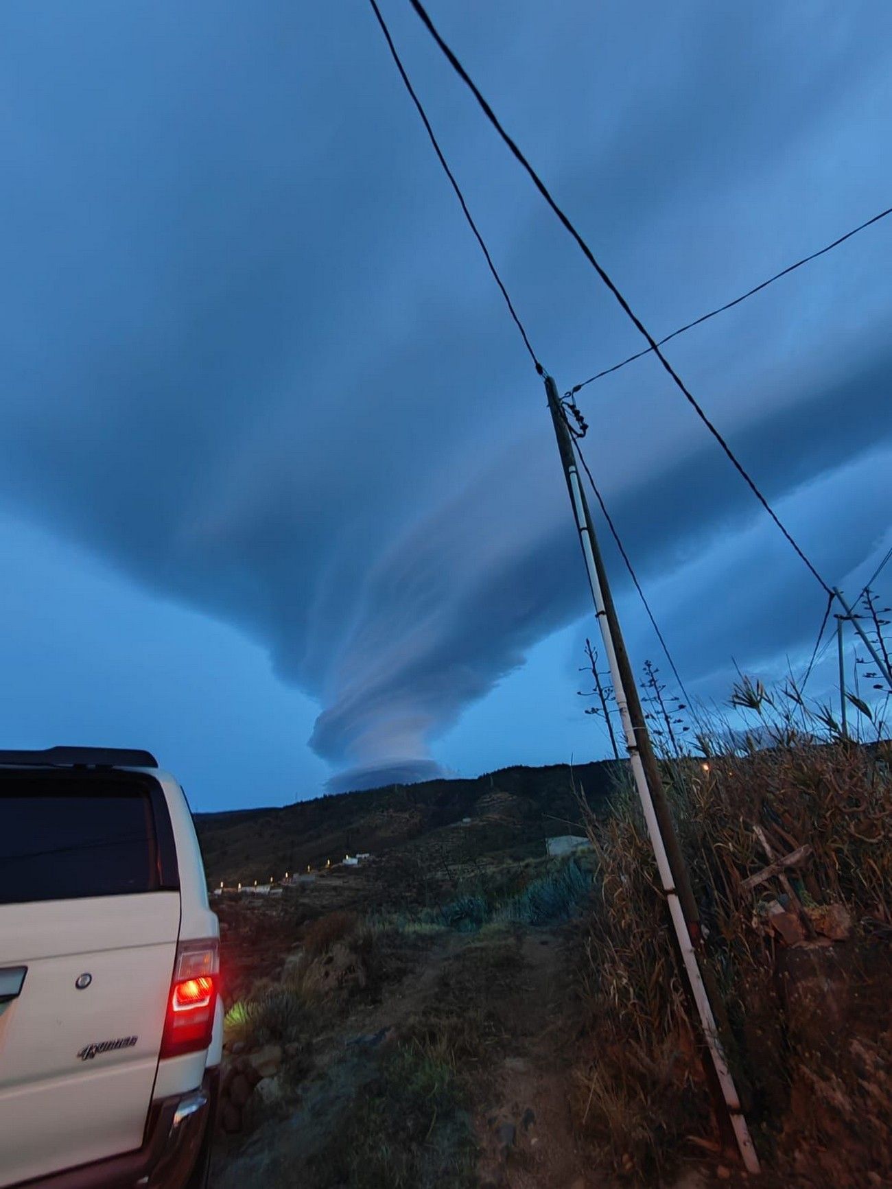 Borrasca Óscar: 'Un paseo por las nubes' de Canarias