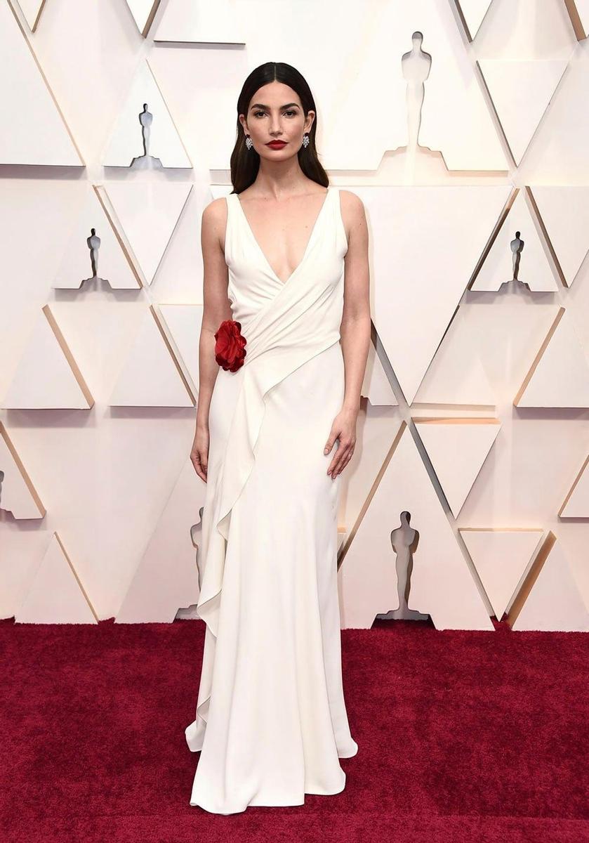 Lily Aldridge, en la alfombra roja de los Oscar 2020