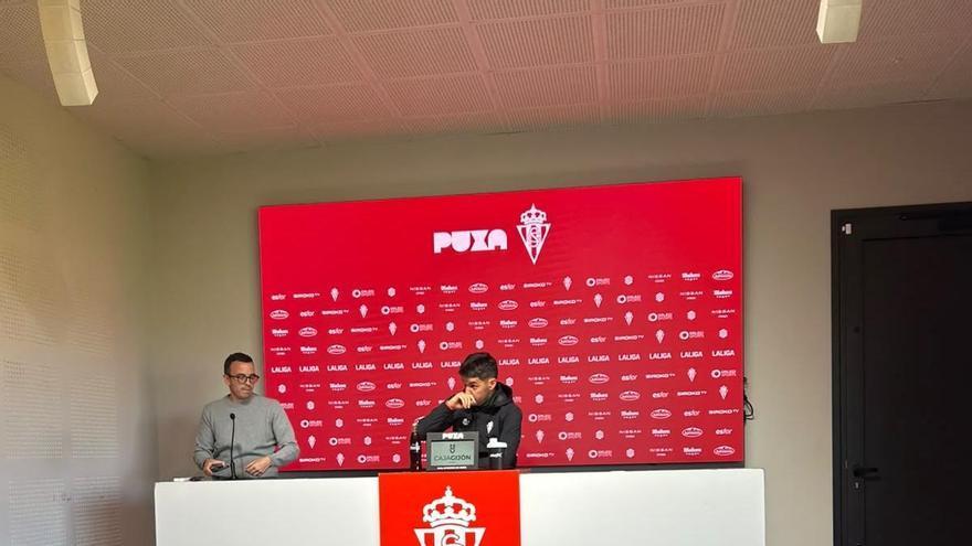 Larcamón sale al paso de las informaciones que lo sitúan como futurible para dirigir a Chile : "Lo único que me interesa ahora es el Sporting"