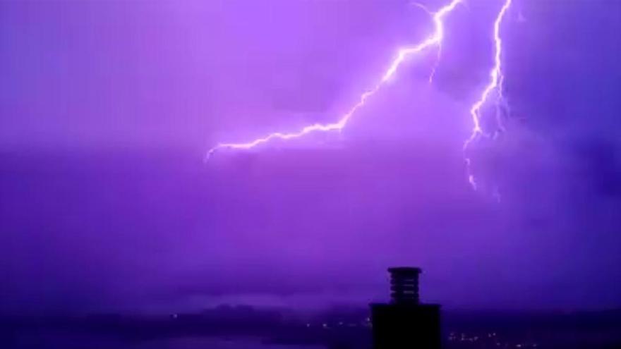 Tormenta en Luanco