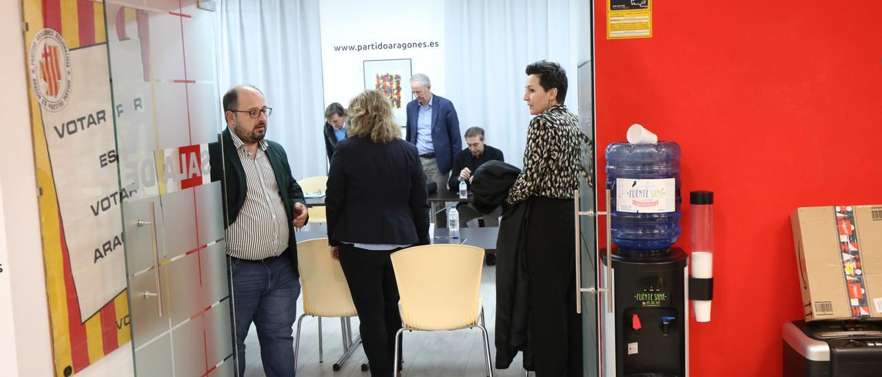 Reunión del pasado jueves, donde 18 de los 25 miembros de la Ejecutiva del PAR decidieron recurrir la sentencia.