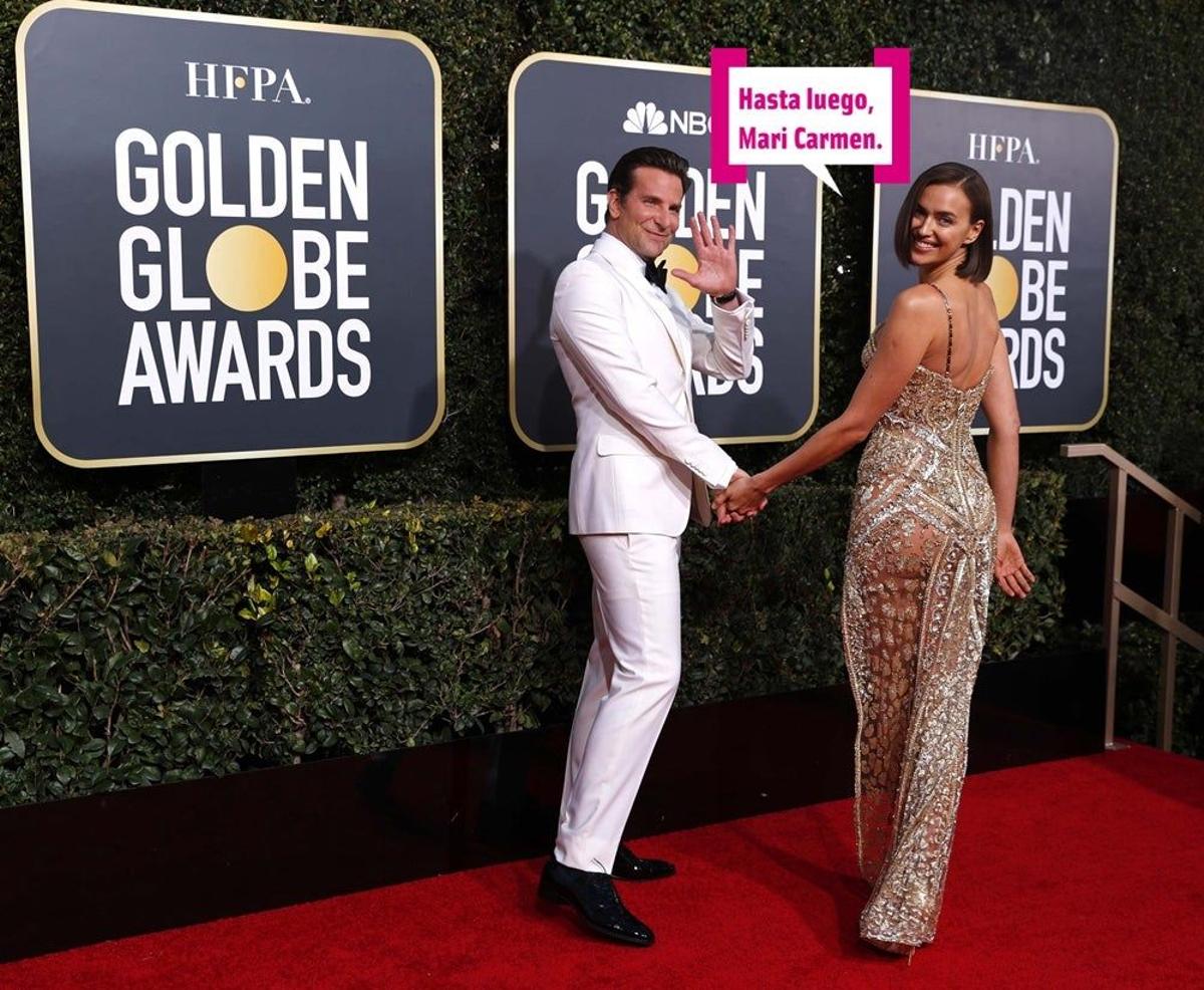 Irina Shayk y Bradley Cooper en la gala