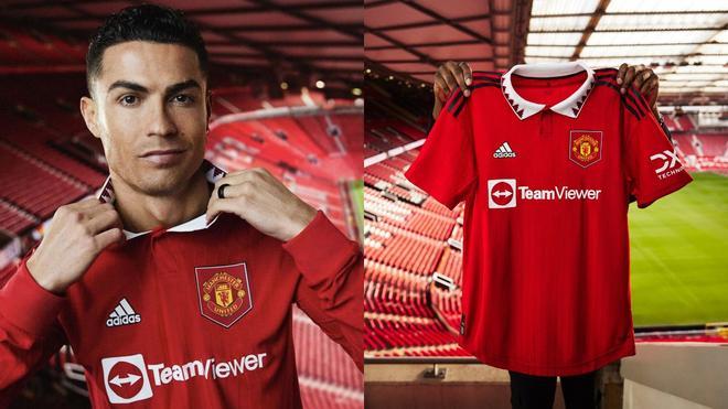 Cristiano forma parte de la campaña promocional de la nueva camiseta del United