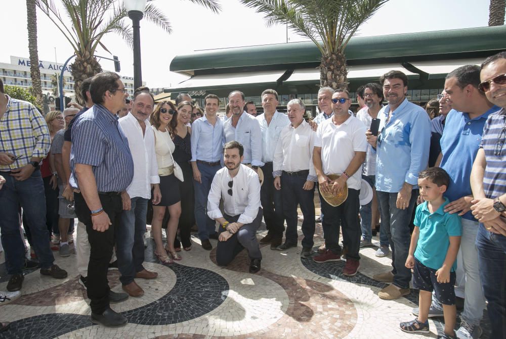 Pablo Casado suma al alcalde de Alicante y al presidente de la Diputación en su pugna por liderar el PP.
