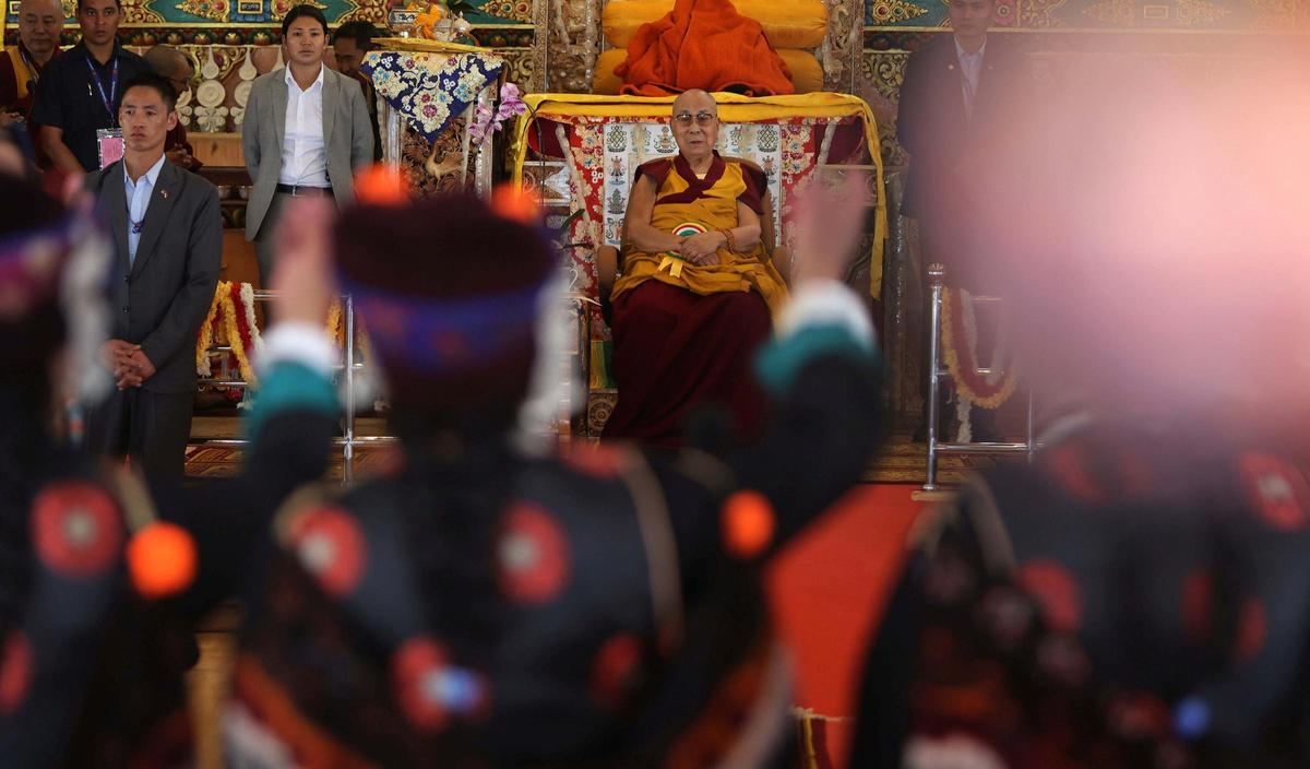 Una imagen del dalái lama.