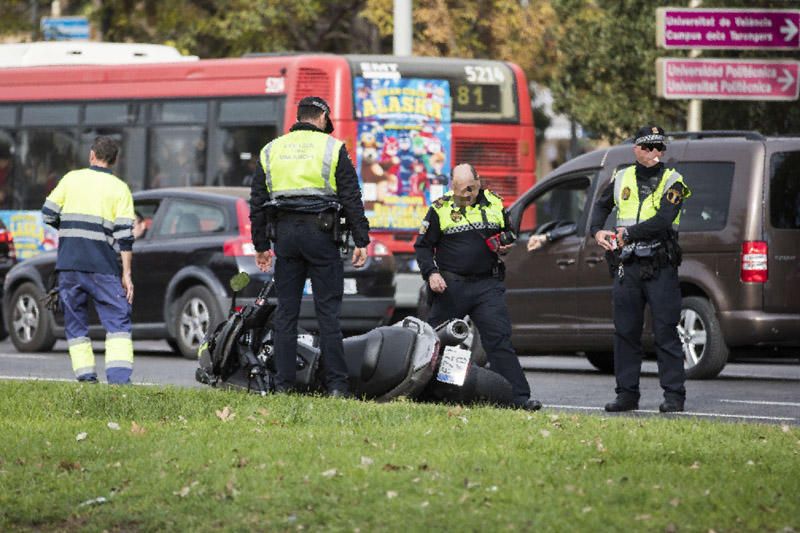 Un anciano muere arrollado por una moto en Blasco Ibáñez