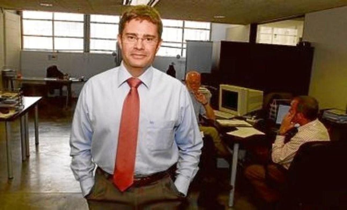 Francesc Tarongí, a les instal·lacions de la companyia. Francesc Tarongí, a les instal·lacions de la companyia.