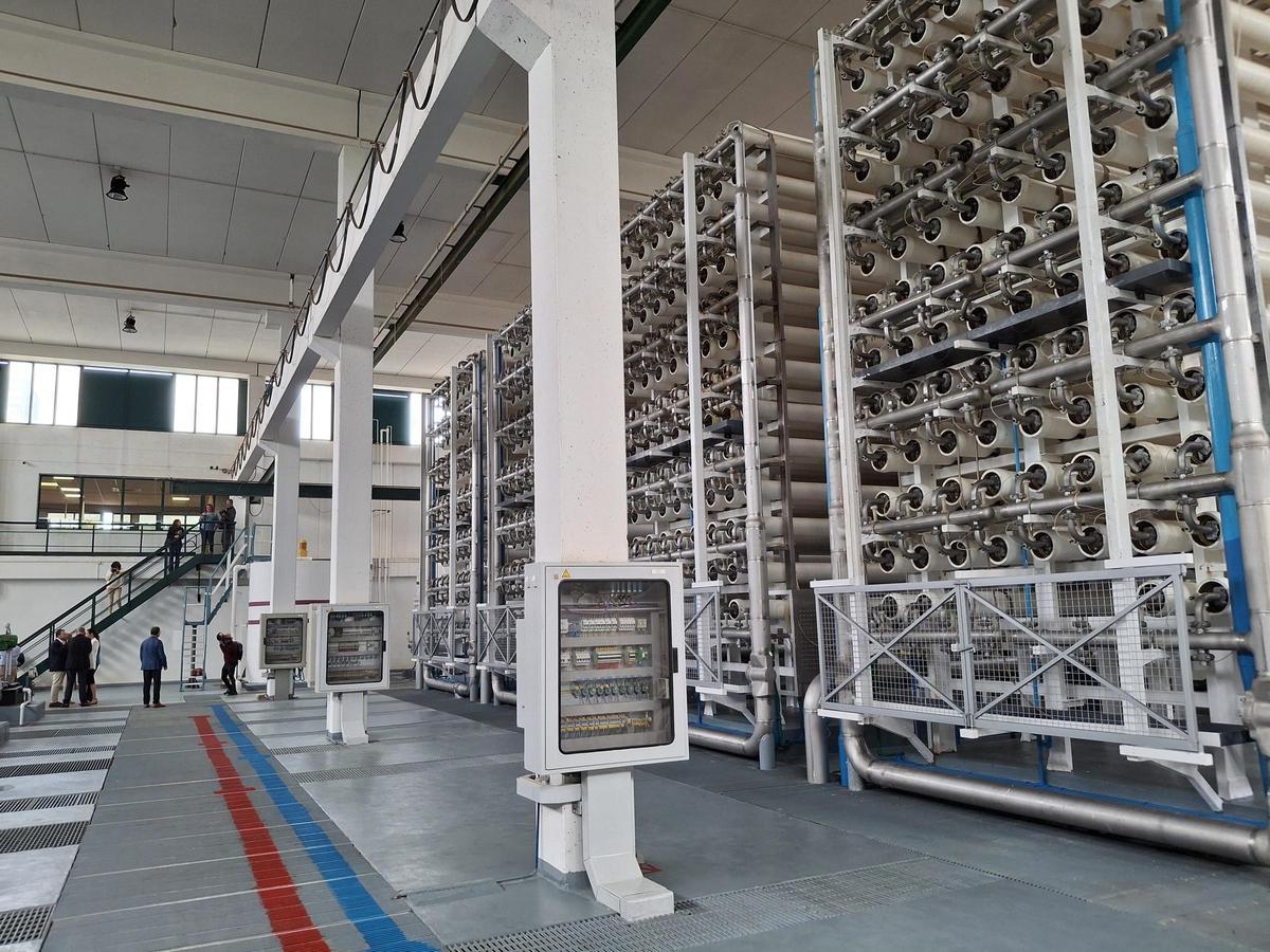 Los bastidores de la planta desaladora de Xàbia