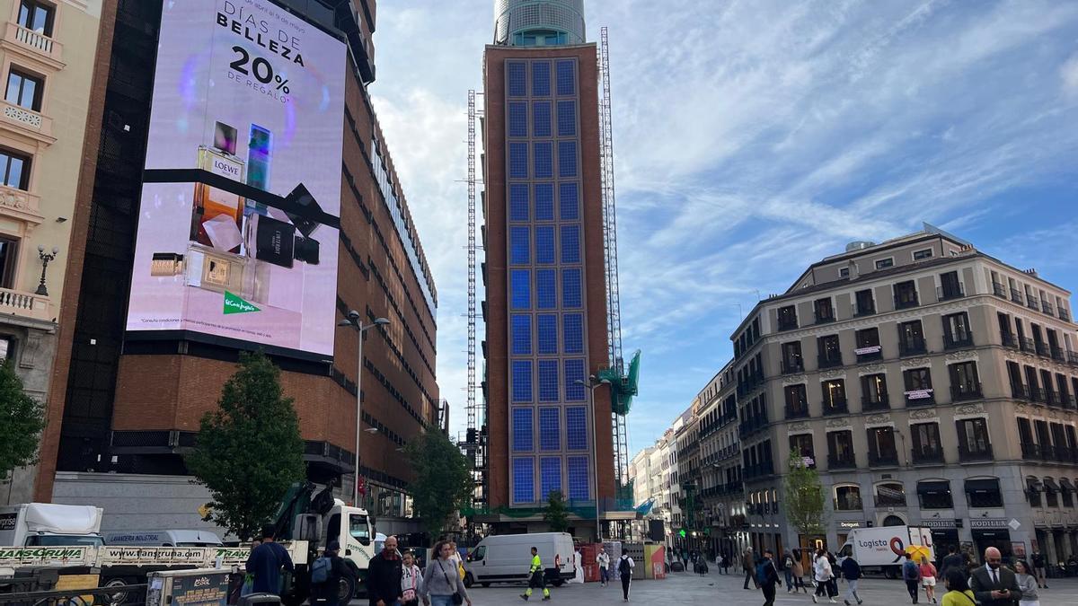 Imagen de la Plaza de Callao este martes.
