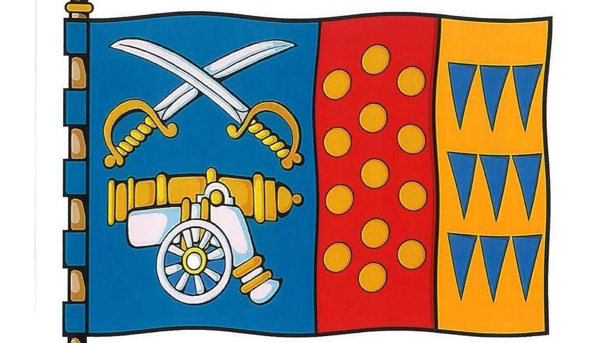 El segundo boceto de bandera de Gondomar.