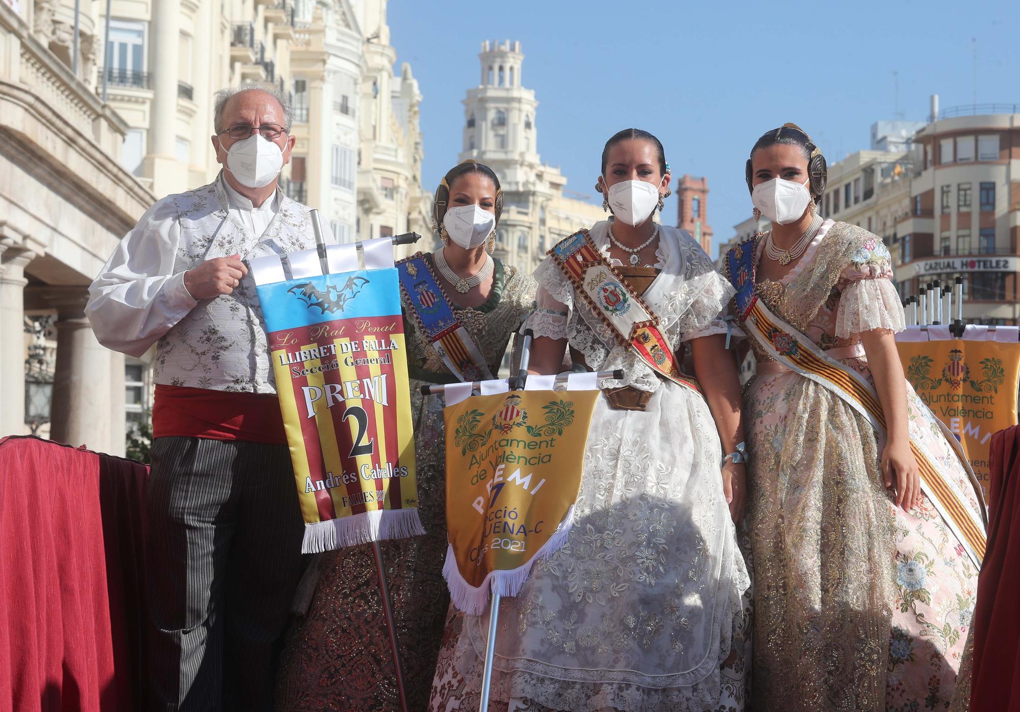 La entrega de premios de las fallas 2021