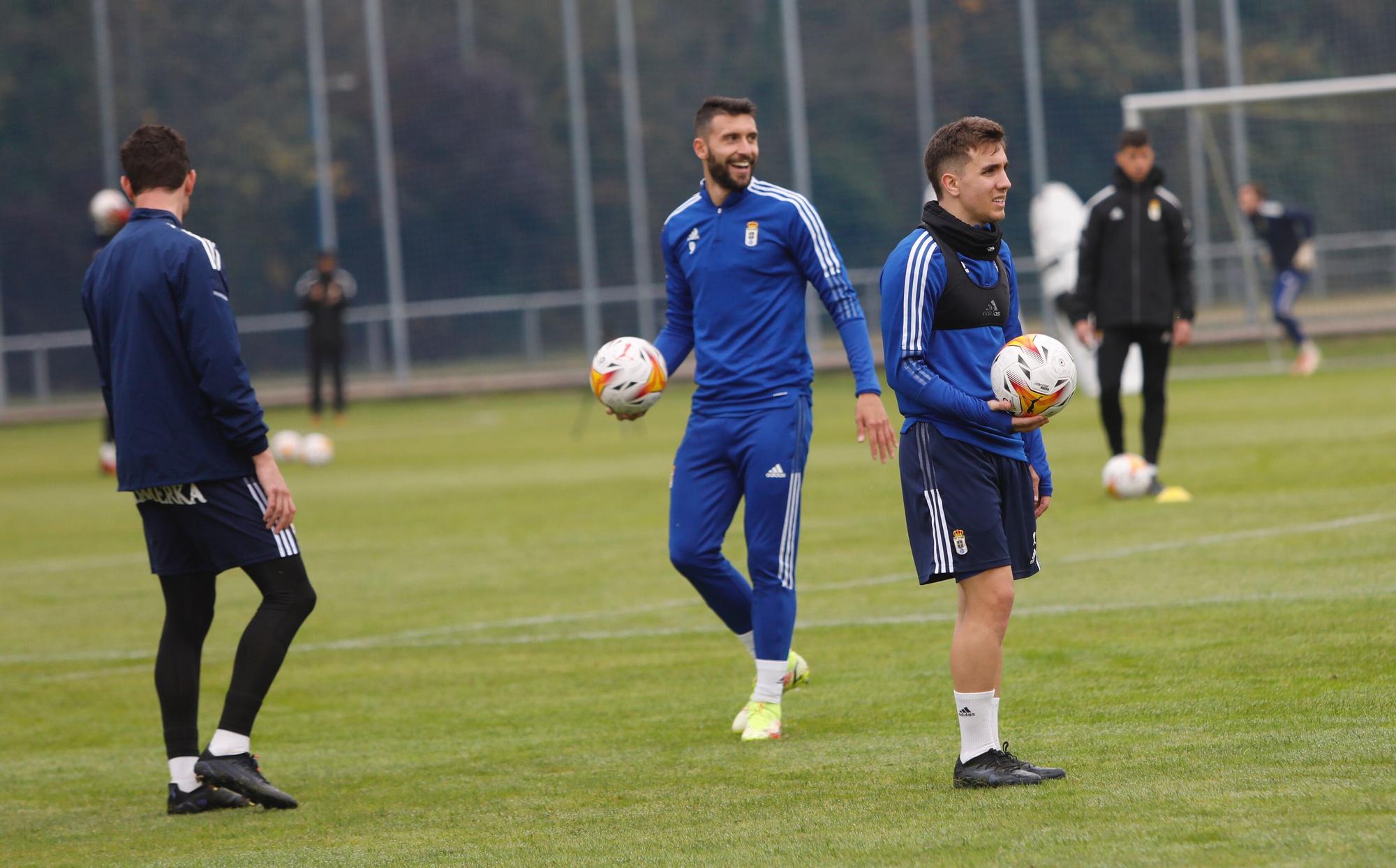 Las imágenes del entrenamiento del Oviedo