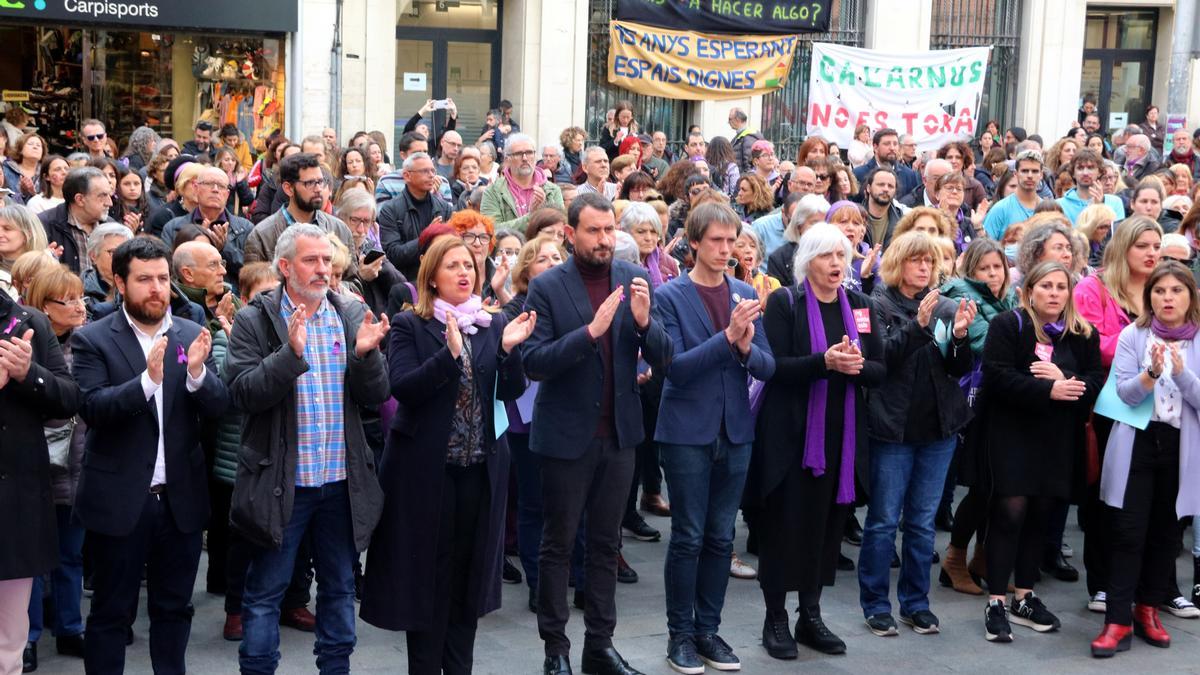 Concentración en Badalona