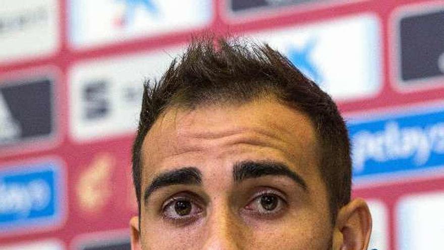 Paco Alcácer, ayer, en Las Rozas.