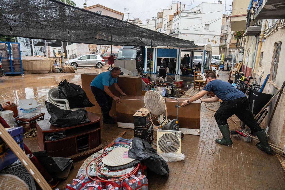 Destrozos provocados por la dana en el Montsià