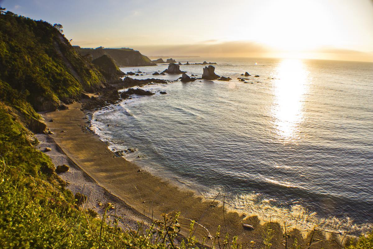Playa del Silencio, Asturias