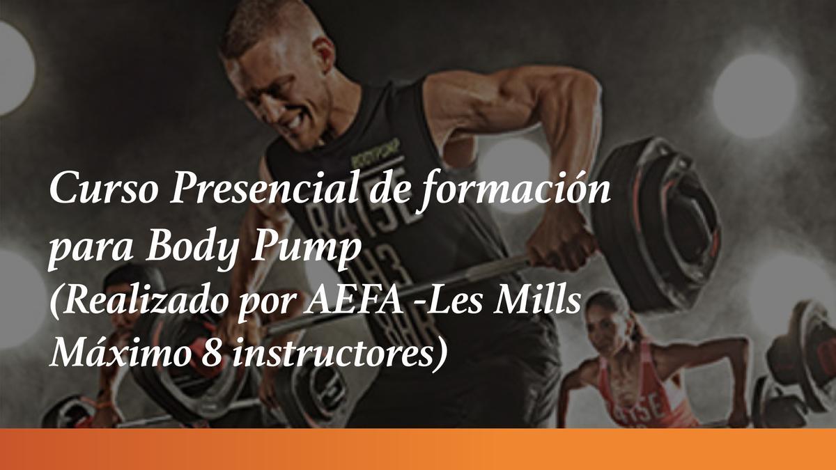 El Ayuntamiento organiza un curso presencial de formación para Body Pump