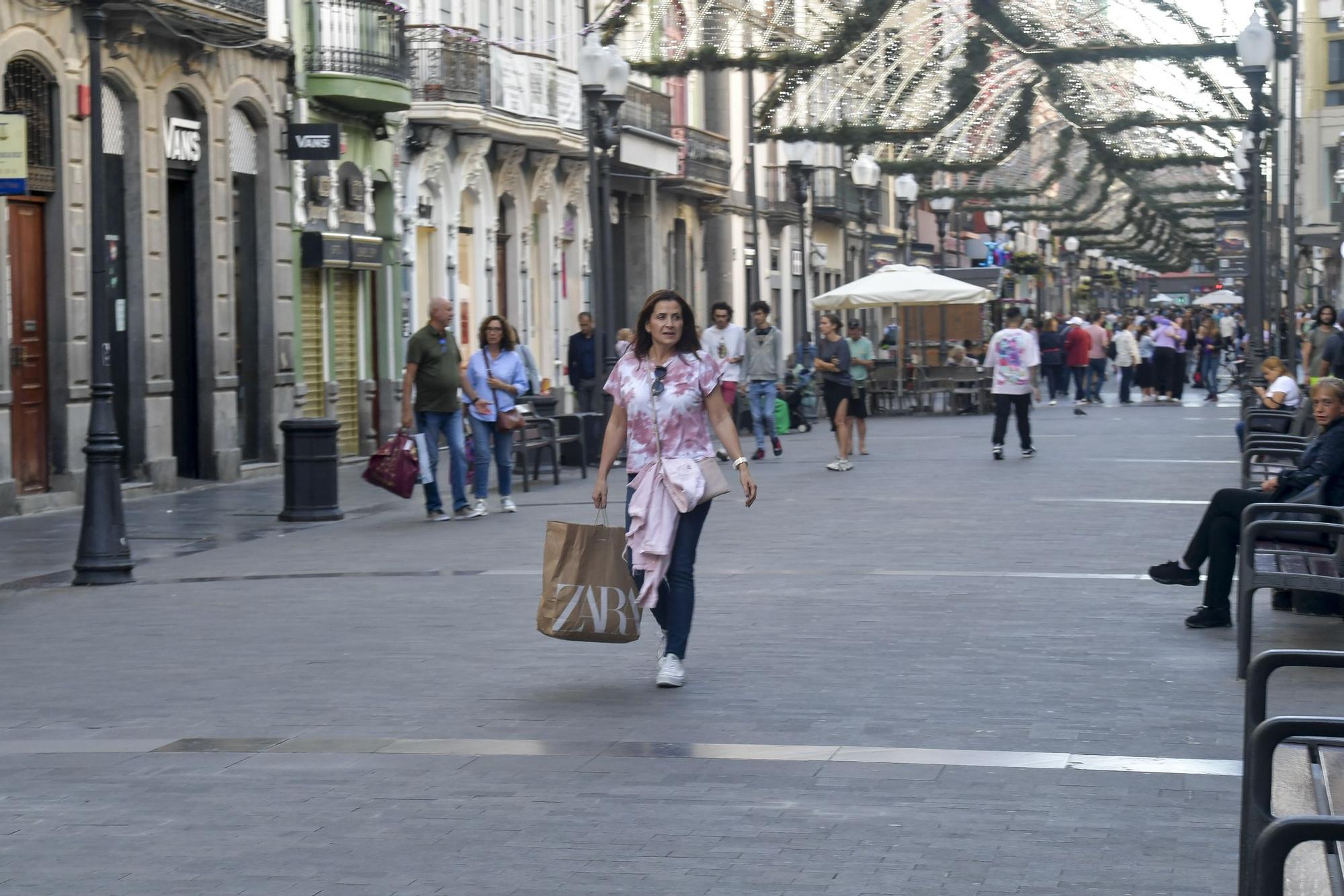 Compras navideñas y del Black Friday en Las Palmas de Gran Canaria