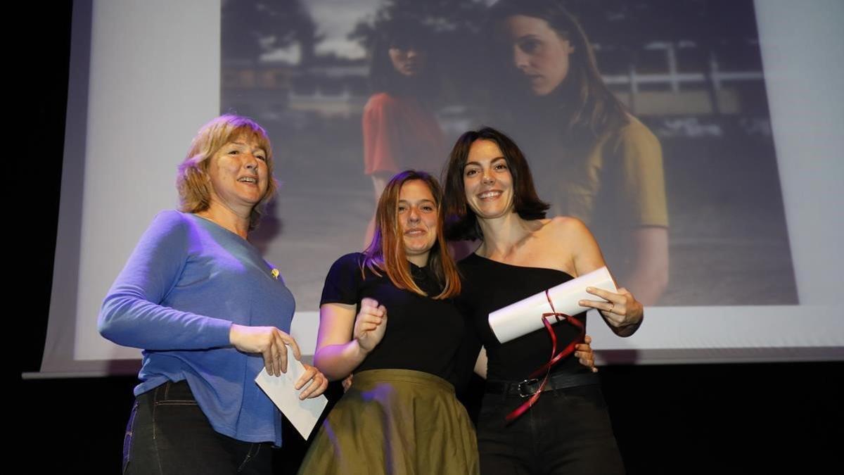 Vicky Luengo y Maria Rodríguez en la ceremónia de entrega de los Premis de la Crítica