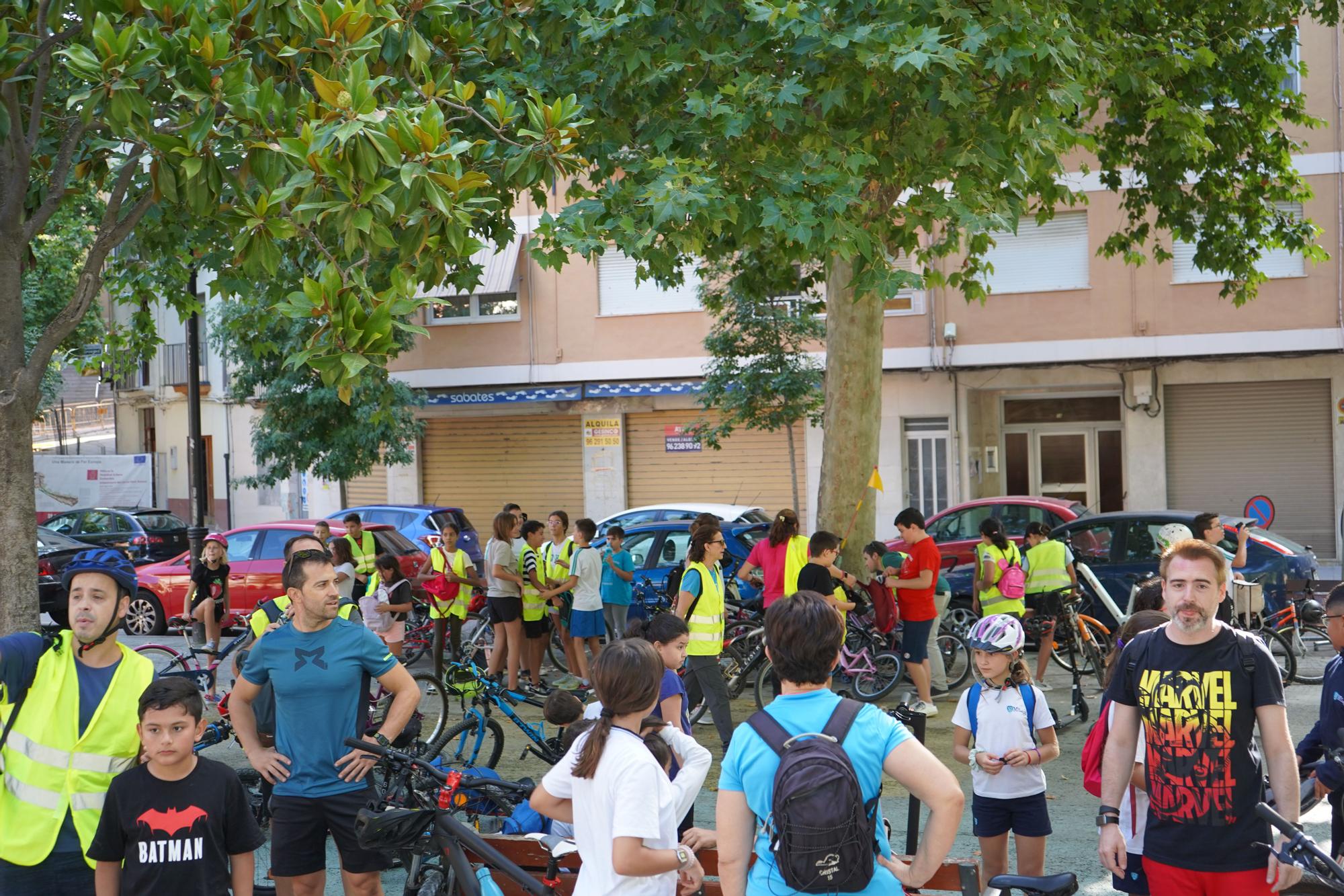 200 escolares de Ontinyent celebran el Día Mundial Sin Coches