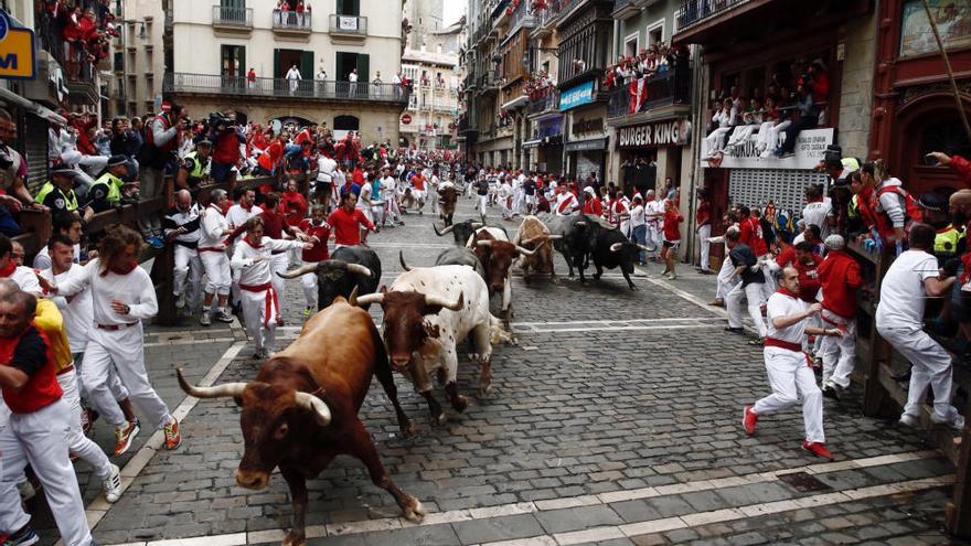 Último encierro de los Sanfermines 2016