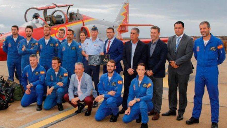 El último vuelo en Lanzarote del militar fallecido