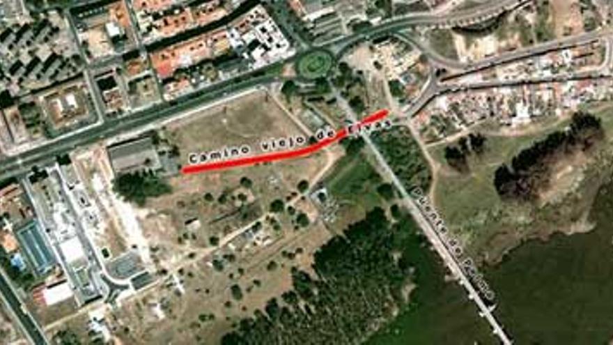 El Ayuntamiento de Badajoz reclama 4.000 metros cuadrados del antiguo camino de Elvas