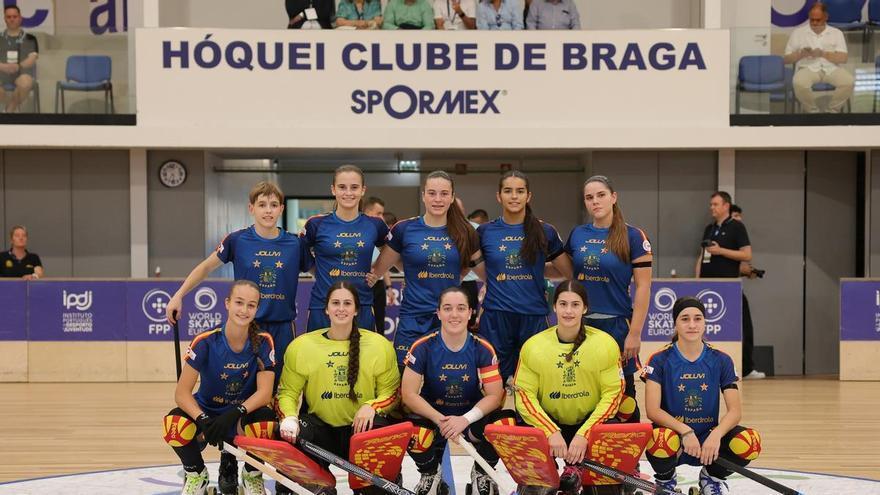 Ona Graells, de Manresa, capitaneja la selecció espanyola cap al títol europeu sub-17 d'hoquei patins (3-0)
