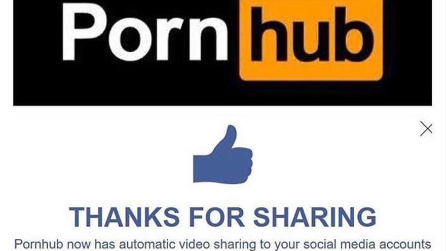 La broma de Pornhub.