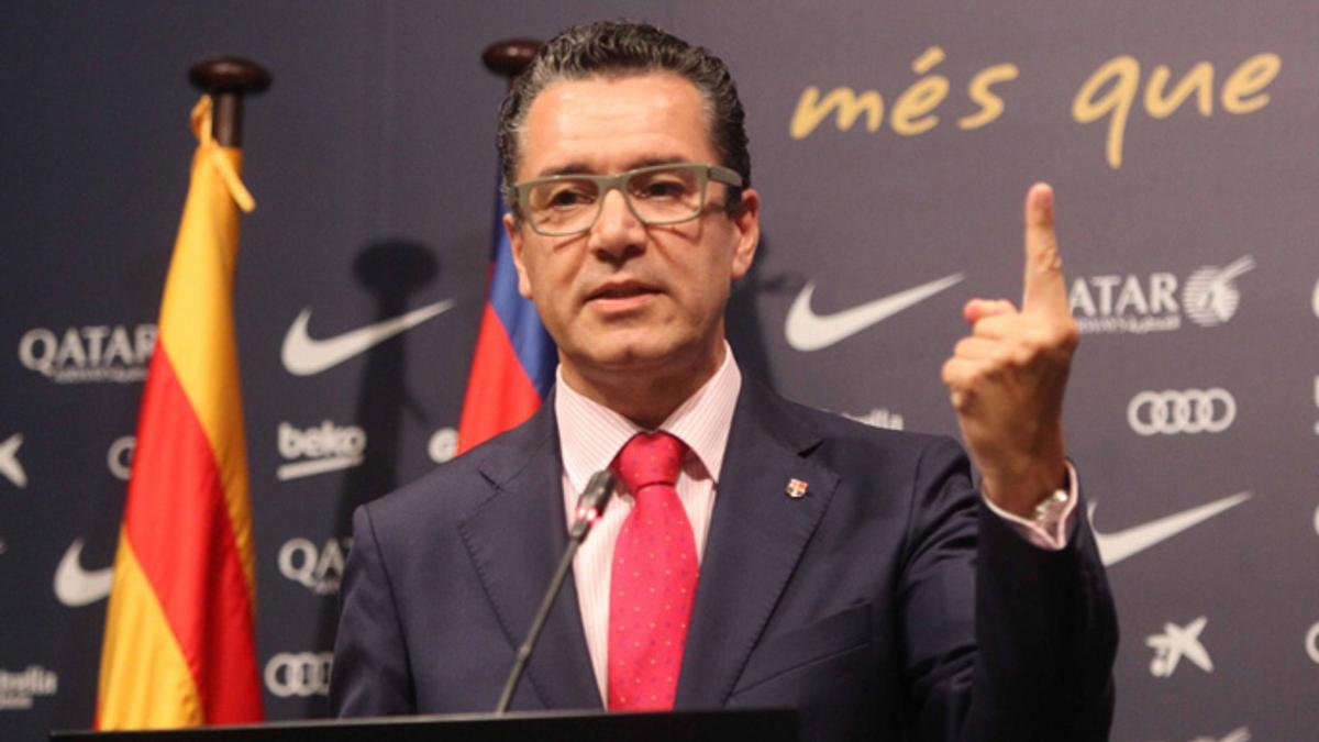 Josep Vives, portavoz de la directiva del FC Barcelona